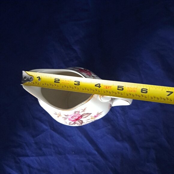 Vintage Norleans China Creamer Floral Pattern With Gold Trim - Picture 10 of 14